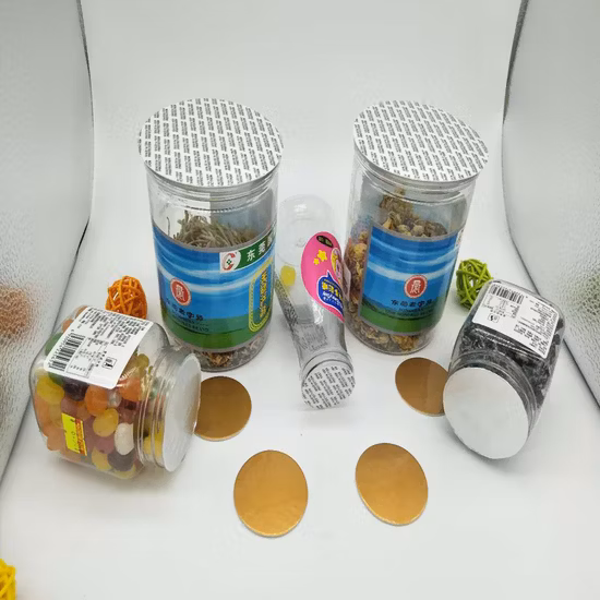 Rivestimento del tappo in foglio di alluminio, sigillatura a induzione di fabbrica per il rivestimento della guarnizione dello yogurt