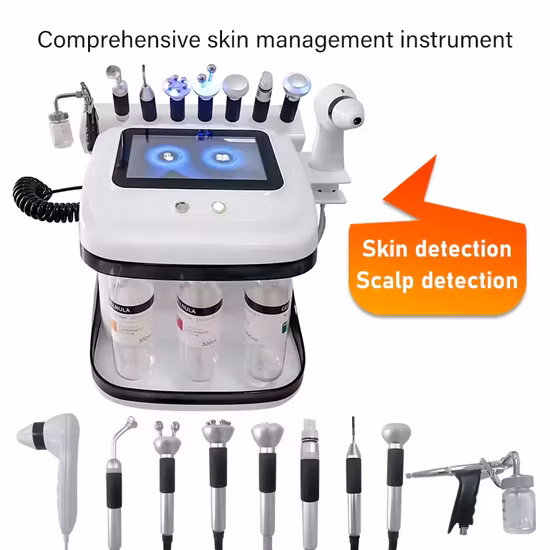 Dispositivo portatile per sbiancamento della pelle con microdermoabrasione Hydro Aqua Peel per la rimozione dei punti neri