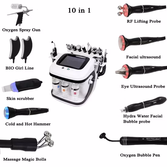 Funzione lifting Macchina per dermoabrasione all'ossigeno Aqua Peel Beauty SPA per il viso