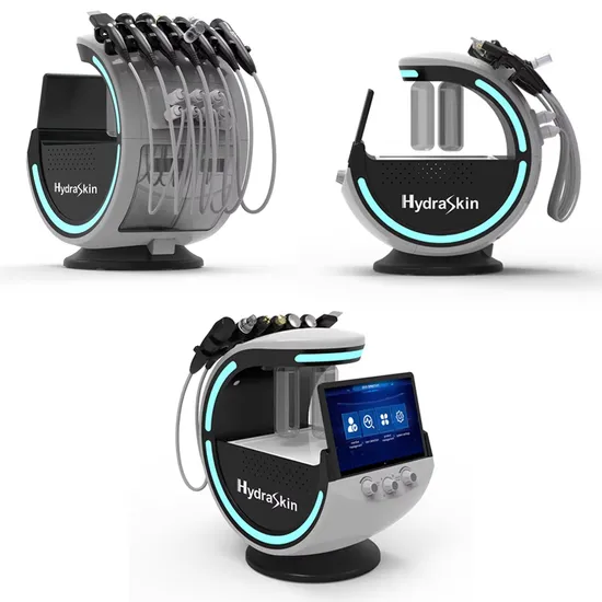 Peeling facciale professionale per microdermoabrasione con acqua Hydro Aqua portatile per lo sbiancamento della pelle